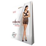 Бодістокінг-сукня з відкритими грудями Passion BS092 black - Зображення 6