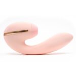 Вакуумний вібратор KISTOY Tina Mini Light Pink, вагінально-кліторальний - Зображення 2