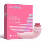 Вакуумний вібратор CuteVibe Franky Pink - Зображення 5