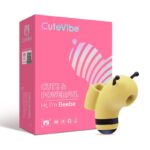 Вакуумний стимулятор із мікрострумами CuteVibe Beebe Yellow, на палець - Зображення 5
