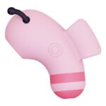 Вакуумний стимулятор із мікрострумами CuteVibe Beebe Pink, на палець - Зображення 3
