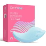 Вібратор та вакуумний стимулятор CuteVibe Heidi Blue - Зображення 4