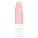Вібратор CuteVibe Teddy Brown (Pink Dildo), реалістичний вібратор під виглядом морозива - Зображення 3