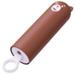 Вібратор CuteVibe Teddy Brown (Pink Dildo), реалістичний вібратор під виглядом морозива - Зображення 2