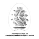 Мастурбатор-яйце Tenga Egg Wavy II Cool з подвійним хвилястим рельєфом та охолоджувальним ефектом - Зображення 3
