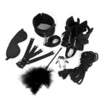 BDSM-набір Art of Sex – Soft Touch BDSM Set, чорний, 9 предметів - Зображення 2