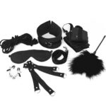 BDSM-набір Art of Sex – Soft Touch BDSM Set, чорний, 9 предметів - Зображення 3