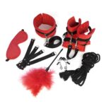 BDSM-набір Art of Sex – Soft Touch BDSM Set, червоний, 9 предметів - Зображення 2