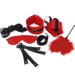 BDSM-набір Art of Sex – Soft Touch BDSM Set, червоний, 9 предметів - Зображення 3