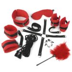 BDSM-набір Art of Sex – Soft Touch BDSM Set, червоний, 9 предметів - Зображення 4
