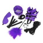 BDSM-набір Art of Sex – Soft Touch BDSM Set, фіолетовий, 9 предметів - Зображення 2