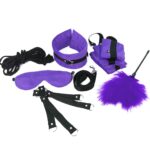 BDSM-набір Art of Sex – Soft Touch BDSM Set, фіолетовий, 9 предметів - Зображення 3