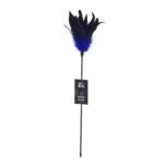 Лоскітка з пером півня Art of Sex – Feather Paddle, синя - Зображення 2