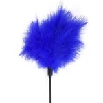 Лоскітка з пером індика Art of Sex – Feather Paddle, синя - Зображення 2