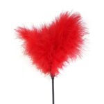 Лоскітка з пером індика Art of Sex – Feather Paddle, червона - Зображення 2