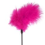 Лоскітка з пером індика Art of Sex – Feather Paddle, темно-рожева - Зображення 2