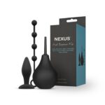Набір новачка для анальної стимуляції Nexus ANAL BEGINNER KIT, спринцівка, анальне намисто і пробка - Зображення 2