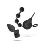 Набір новачка для анальної стимуляції Nexus ANAL BEGINNER KIT, спринцівка, анальне намисто і пробка - Зображення 3