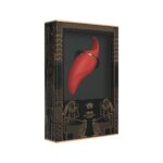 Вібратор 2в1 з язичком Zalo — Hero Wine Red, кристал Swarovski - Зображення 9