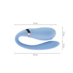 Смартвібратор для пар Zalo — Fanfan Royal Blue - Зображення 3
