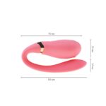 Смартвібратор для пар Zalo — Fanfan Rouge Pink - Зображення 3