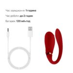 Смартвібратор для пар Zalo — Fanfan Bright Red - Зображення 7
