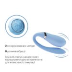 Смартвібратор для пар Zalo Fanfan set Royal Blue, пульт ДК - Зображення 5