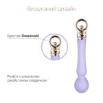 Вібромасажер із підігрівом Zalo Sweet Magic - Confidence Wand Fantasy Violet - Зображення 3