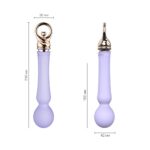 Вібромасажер із підігрівом Zalo Sweet Magic - Confidence Wand Fantasy Violet - Зображення 2