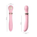 Пульсатор із підігрівом Zalo Sweet Magic - Desire Fairy Pink, турбо режим - Зображення 2