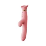 Вібратор з підігрівом та вакуумною стимуляцією клітора Zalo - ROSE Vibrator Strawberry Pink - Зображення 10