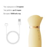 Пульсатор-вібратор із вакуумною стимуляцією клітора Zalo - ROSE Thruster Lemon Yellow - Зображення 6