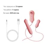Набір 3в1 Zalo – UNICORN Set Pink, віброяйце, пульсатор, вакуумний стимулятор - Зображення 6