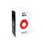 Кляп-розширювач у формі губ Art of Sex – Gag lip, червоний - Зображення 4