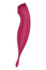 Смарт-вібратор для клітора з вакуумною стимуляцією Satisfyer Twirling Pro+ dark red - Зображення 4