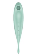 Смарт-вібратор для клітора з вакуумною стимуляцією Satisfyer Twirling Pro+ Mint - Зображення 3