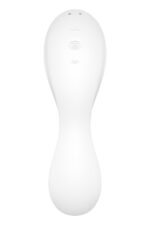 Вакуумний смарт-стимулятор із вібрацією Satisfyer Curvy Trinity 5 (White), керування зі смартфона - Зображення 5