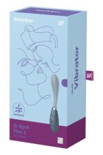 Вібратор Satisfyer G-Spot Flex 3 Grey, гнучкий стовбур із фіксацією положення - Зображення 6