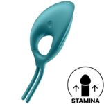 Ерекційне віброкільце-ласо Satisfyer Swordsman Green, міцна фіксація, 10 режимів, потужний мотор - Зображення 2