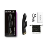 Вібратор-кролик з підігрівом Dorcel FLEXI RABBIT BLACK, гнучкий стовбур - Зображення 7