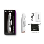 Вібратор-кролик з підігрівом Dorcel FLEXI RABBIT WHITE, гнучкий стовбур - Зображення 7