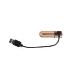Віброкуля PowerBullet First-Class Bullet 2.5″ з Key Chain Pouch, Rose Gold, 9 режимів вібрації - Зображення 2