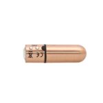 Віброкуля PowerBullet First-Class Bullet 2.5″ з Key Chain Pouch, Rose Gold, 9 режимів вібрації - Зображення 3