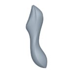 Вакуумний стимулятор з вібрацією Satisfyer Curvy Trinity 3 BlueGrey - Зображення 2
