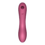 Вакуумний стимулятор із вібрацією Satisfyer Curvy Trinity 3 Red - Зображення 3