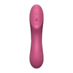 Вакуумний стимулятор із вібрацією Satisfyer Curvy Trinity 3 Red - Зображення 4