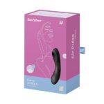 Вакуумний стимулятор з вібрацією Satisfyer Curvy Trinity 4 Black - Зображення 5
