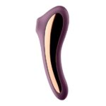 Вакуумний стимулятор з вібрацією Satisfyer Dual Kiss Wine Red - Зображення 3