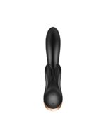 Смарт вібратор-кролик із подвійним відростком Satisfyer Double Flex Black - Зображення 3