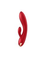 Смарт вібратор кролик із подвійним відростком Satisfyer Double Flex Red - Зображення 2
